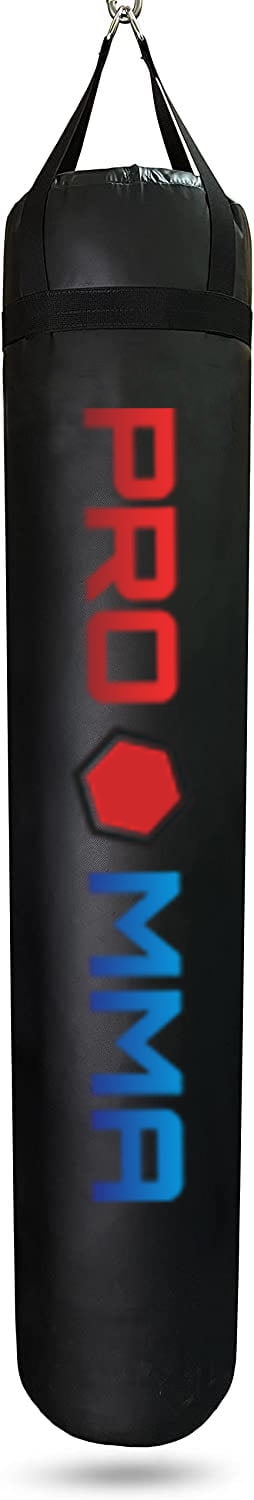 PRO MMA 6ft 150lb Heavy Boxing MMA Punching Bag Filled Special Edition(ALL BLACK)