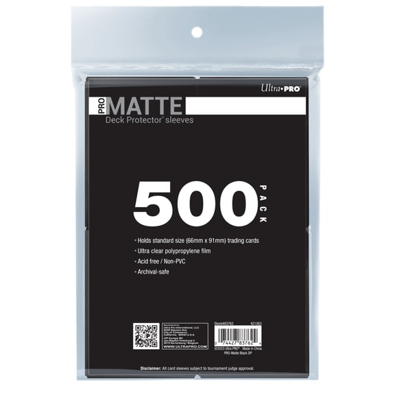 PRO-Matte Standard DECK PROTECTOR® Sleeves Bundle (500ct)