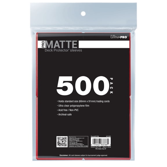 PRO-Matte Standard DECK PROTECTOR® Sleeves Bundle (500ct)