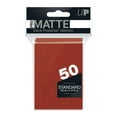 thumbnail image 1 of Ultra PRO PRO-Matte 50CT Standard Size Deck Protector Sleeves - Red, 1 of 11