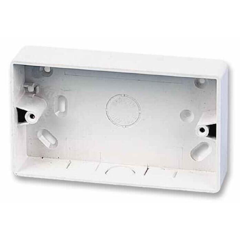 PRO POWER - 2-Gang Squared u-PVC Surface Mount Box - Walmart.com