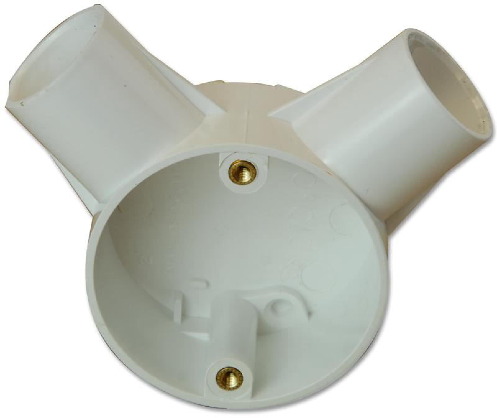 PRO POWER - 2-Way Angle Box - 25mm System - White - Walmart.com