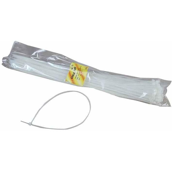 PRO POWER - Cable Ties Natural 450mm x 4.8mm 100 Pack