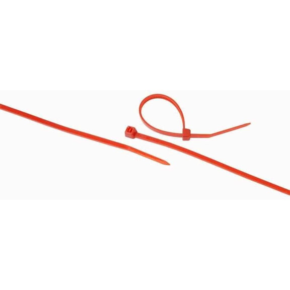 PRO POWER - Cable Ties Red 100mm x 2.5mm 100 Pack