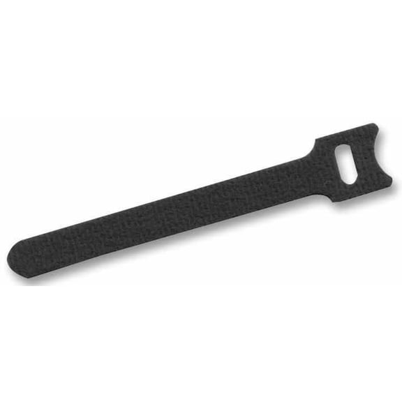 PRO POWER - Hook & Loop Cable Ties Black 500mm x 12mm 10 Pack