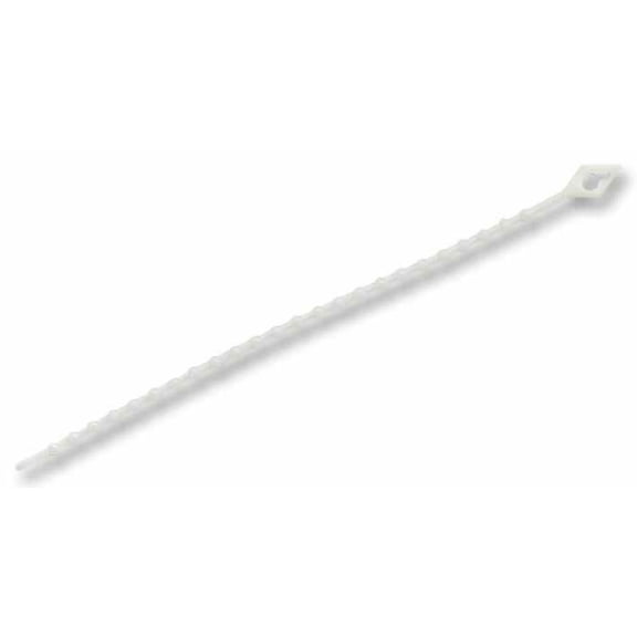 PRO POWER - Reusable Knot Cable Ties White 100mm Pack of 100