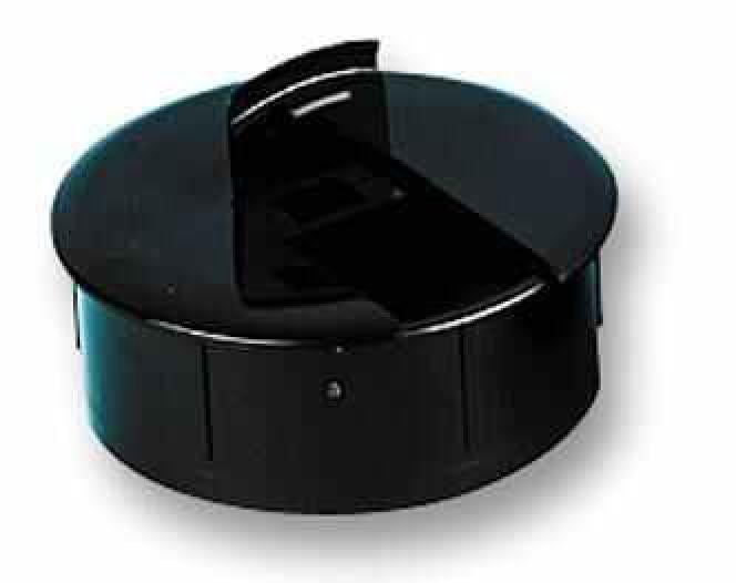 PRO POWER - Round Desk Grommet 80mm Black