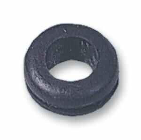PRO POWER Round PVC Cable Grommet Black 4.00mm Cable Dia. 100 Pack