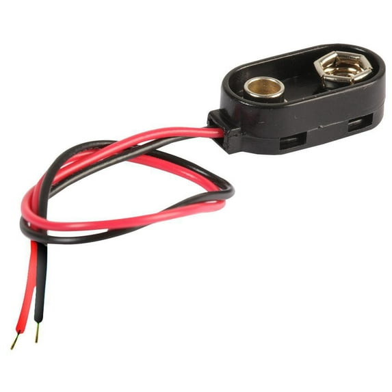 PRO POWER - Safety Snap-On PP3 Battery Connector, 5 Pack