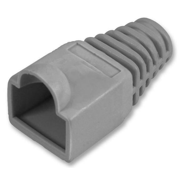 PRO POWER - Strain Relief Boot 6.5mm Grey, 10 Pack