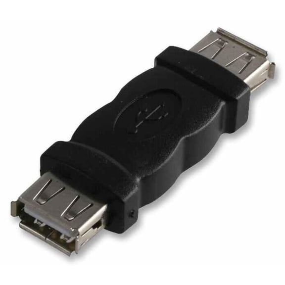 PRO POWER - USB 2.0 A Socket to Socket Adaptor, Grey