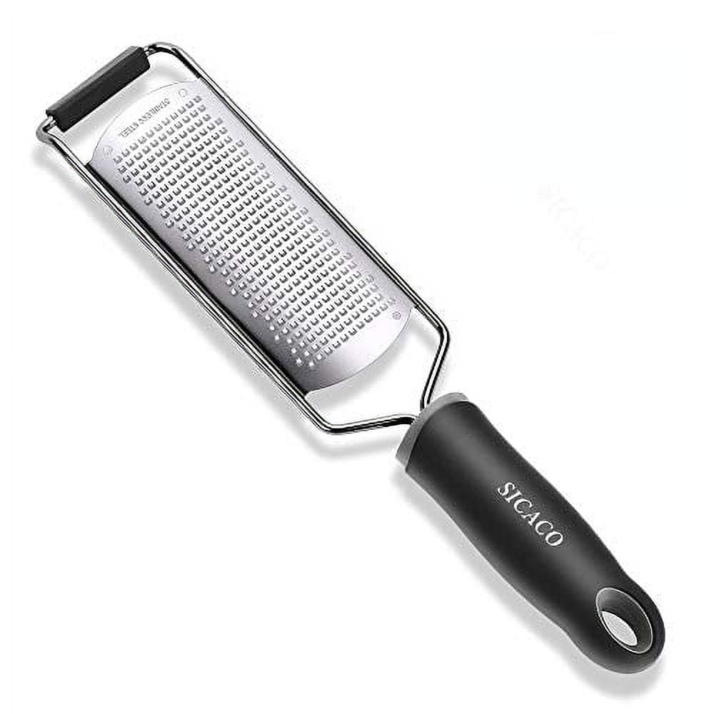 Stainless Steel Graters With Cleaning Brush, Fine Parmesan Grater And  Coarse Cheese Grater, For Parmesan, Lemons, Ginger And Garlic