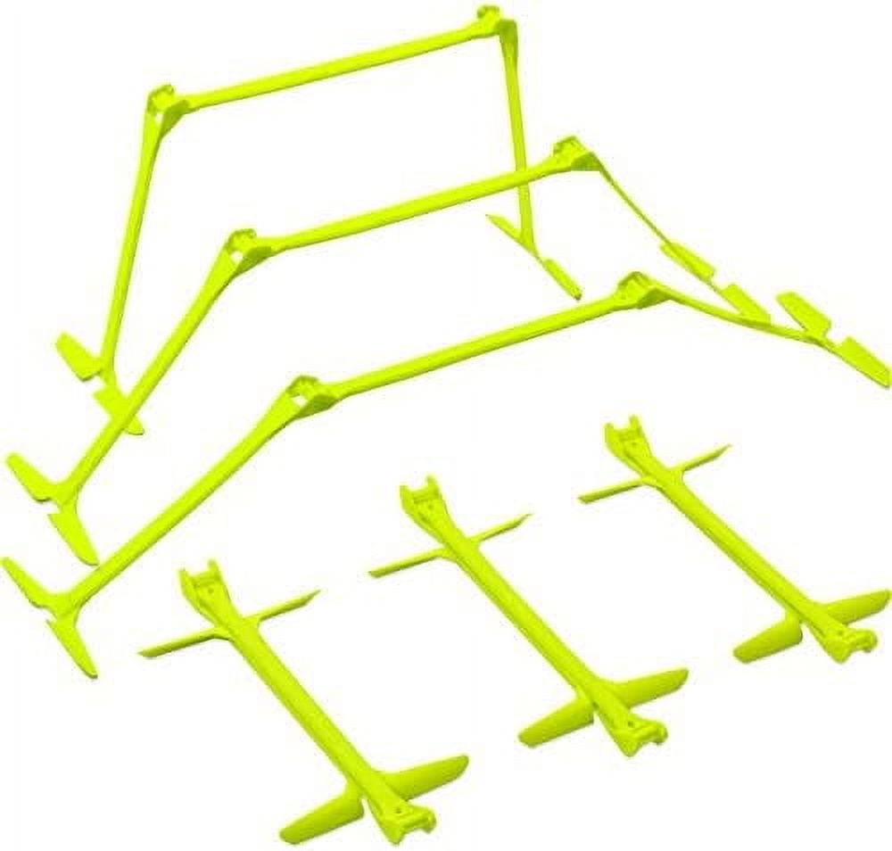 PRO Quick-Click Adjustable Speed Hurdles, Set of 6 | 3 Heights in One ...
