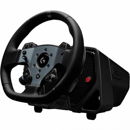 Logitech - G PRO Racing Wheel with TRUEFORCE feedback technology for PlayStation 5 and PC - Black