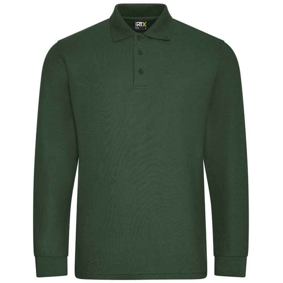 PRO RTX Mens Pro Piqué Long-Sleeved Polo Shirt