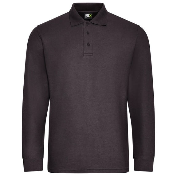 PRO RTX Mens Pro Pique Long-Sleeved Polo Shirt