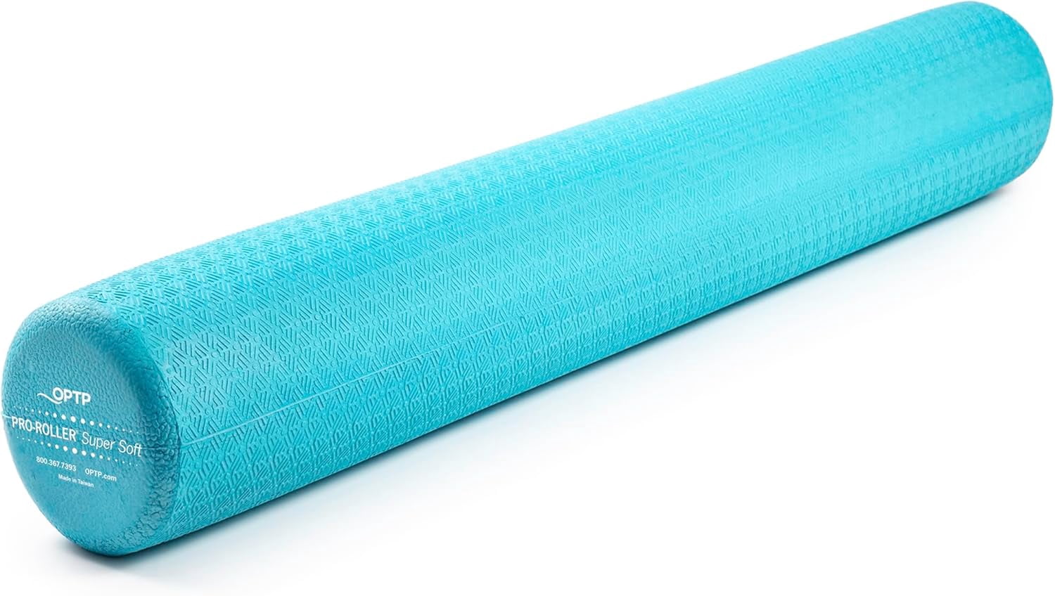 PRO-Roller Super Soft Density Foam Roller 36 in - Light Blue Low for Exercise, Gentle Massage, and Physical Therapy 36" x 6" Round