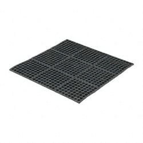 PRO-SAFE 3' Long x 3' Wide x 5/8" Thick, Anti-Fatigue Modular Matting Tiles Black, For Dry & Wet Areas, Series Pro-Safe