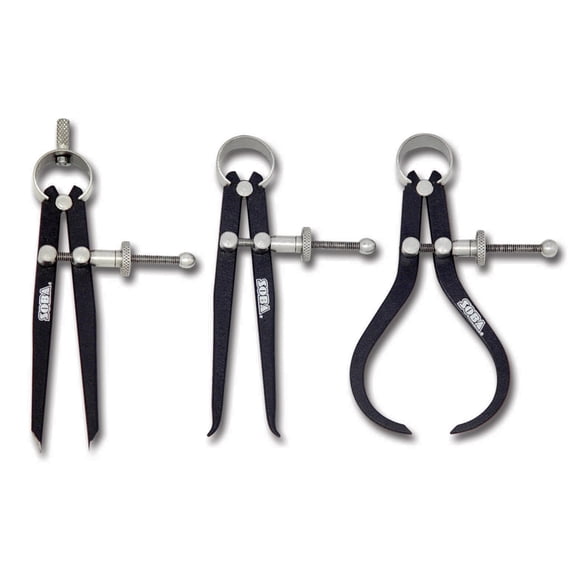 PRO-SERIES 8" 3 PIECE SPRING CALIPER & DIVIDER SET (4906-0073)