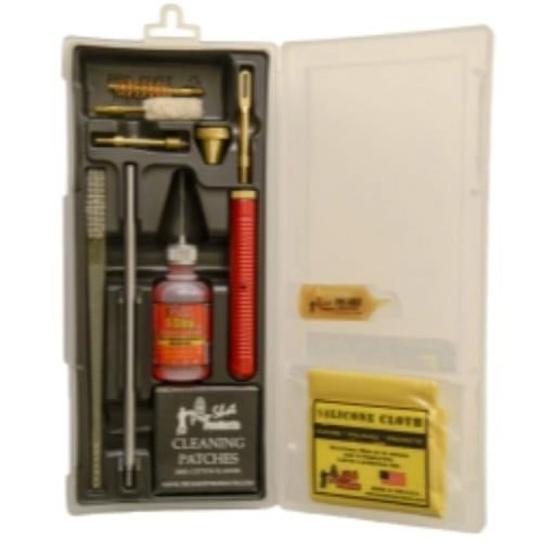 TAC SHIELD Pistol Cleaning Kit – 14 Piece Set For .357, .38 Special, & 9mm Calibers