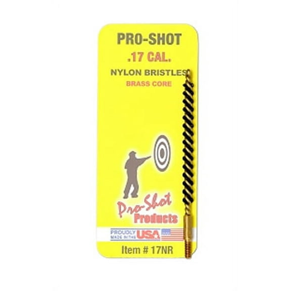 PRO-SHOT NYLON RIFLE BRUSH .17 CAL