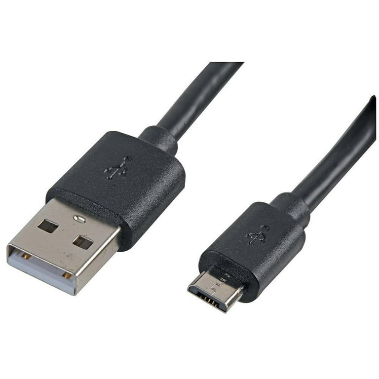 PRO SIGNAL - 0.5m Black Micro USB Cable
