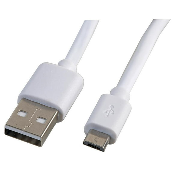 PRO SIGNAL - 1.8m White Micro USB Cable