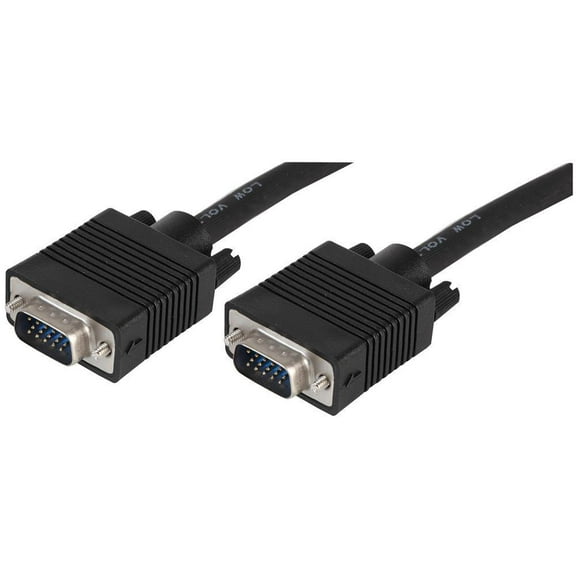PRO SIGNAL - 15 Pin SVGA (D Sub) Male to Male Lead, 0.3m Black