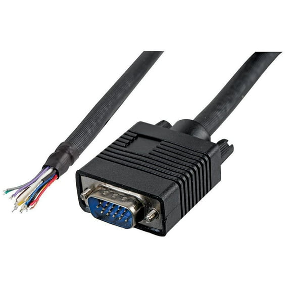 PRO SIGNAL - 15 Pin VGA (D Sub) Male to Bare Ends Lead, 15m