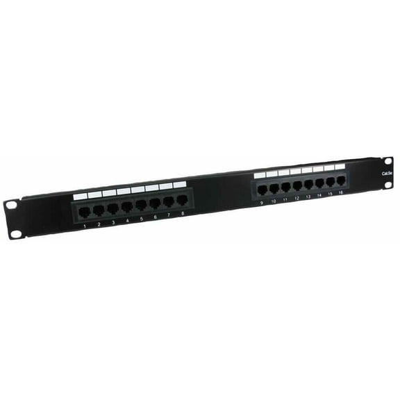 PRO SIGNAL - 16 Port 1U Cat5e Patch Panel