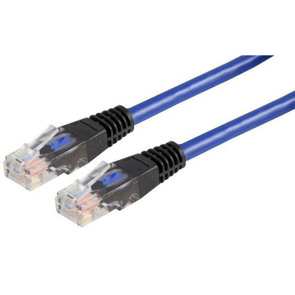 PRO SIGNAL - 1m Blue Cat5e Crossover Lead