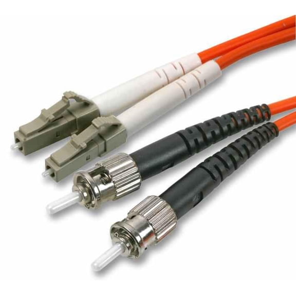 PRO SIGNAL - 1m LC-ST OM1 62.5/125m Multimode Fibre Optic Patch Lead