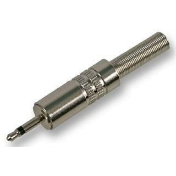 PRO SIGNAL - 2.5mm Jack Plug, Mono, Metal, 2 Pack