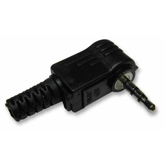 PRO SIGNAL - 2.5mm Jack Plug, Stereo. 90 Degree, 2 Pack