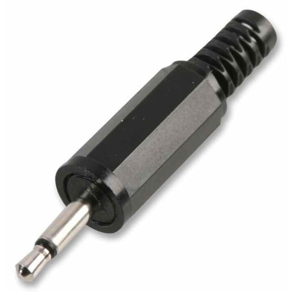 PRO SIGNAL - 2.5mm Plug, Mono with Strain Relief, 5 Pack