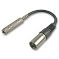 thumbnail image 1 of PRO SIGNAL - 2 Pin XLR Plug to 6.35mm (1/4") Mono Jack Socket Adaptor Lead, 1 of 1