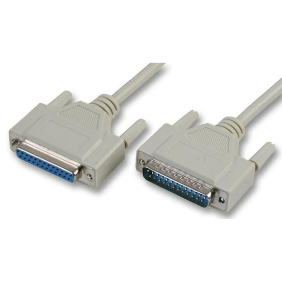 PRO SIGNAL - 25 Pin D-Sub (DB25) Female to Male Lead, 2m
