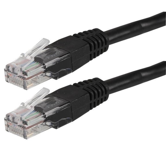 PRO SIGNAL - 2m Black Cat5e Ethernet Patch Lead