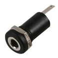 thumbnail image 1 of PRO SIGNAL - 3.5mm Jack Socket, 2 Pole, Black, 2 Pack, 1 of 1