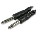 thumbnail image 1 of PRO SIGNAL - 6.35mm (1/4") Mono Jack to Jack Plug Lead, 150mm Black, 1 of 1