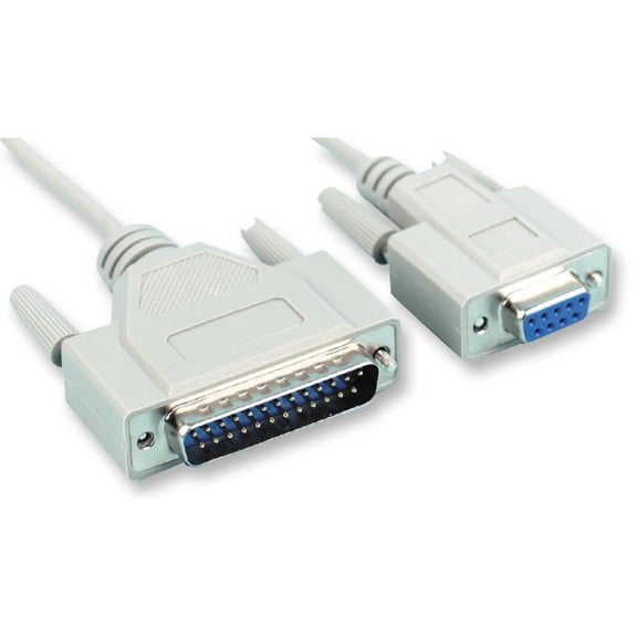 PRO SIGNAL - 9 Pin D Female to 25 Pin D Male DTE Serial Lead, 3m