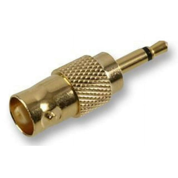 PRO SIGNAL - Adaptor, BNC Socket to 3.5mm Jack Plug, Gold