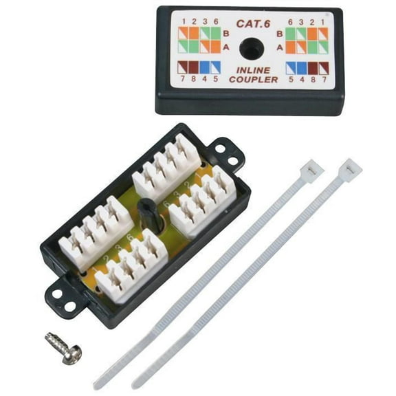 PRO SIGNAL - Cat6 Inline Coupler - Black