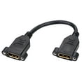 thumbnail image 1 of PRO SIGNAL - DisplayPort Female to Female Panel Mount Adaptor Lead, 300mm Black, 1 of 1