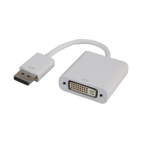 PRO SIGNAL - DisplayPort to DVI Adaptor Male to Female - White