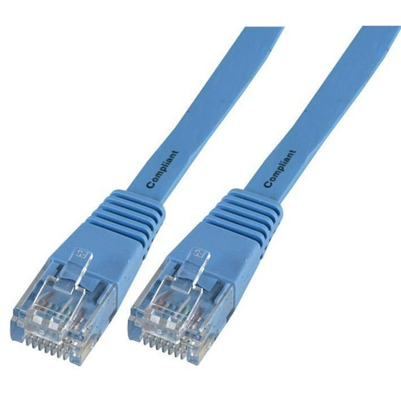 PRO SIGNAL - Flat Cat5e LSOH Ethernet Patch Lead, 1.5m Blue