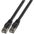 thumbnail image 1 of PRO SIGNAL - Flat Cat6a STP Ethernet Patch Lead, 1m Black, 1 of 1