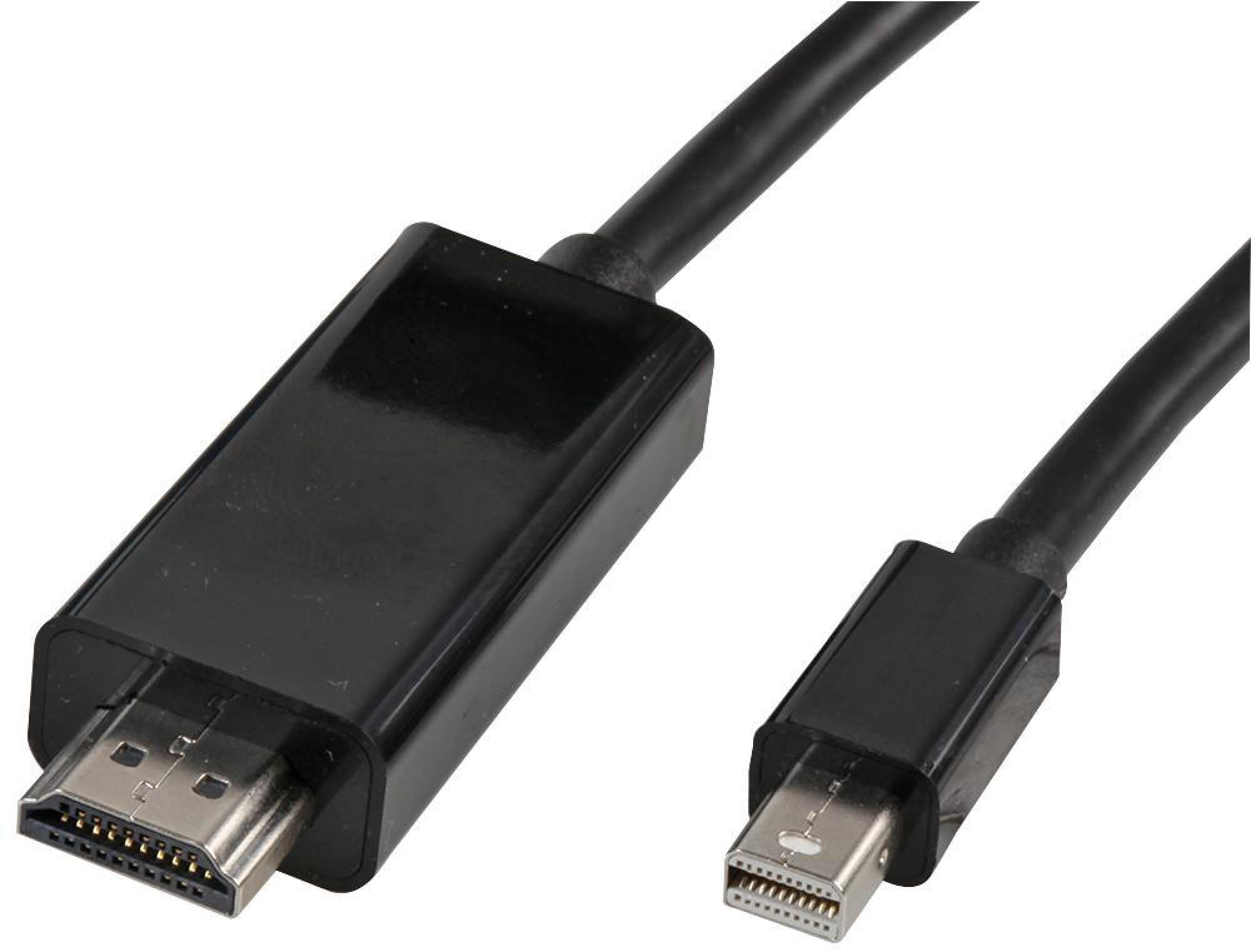 PRO SIGNAL - Mini DisplayPort Male to HDMI Male Cable, 1m
