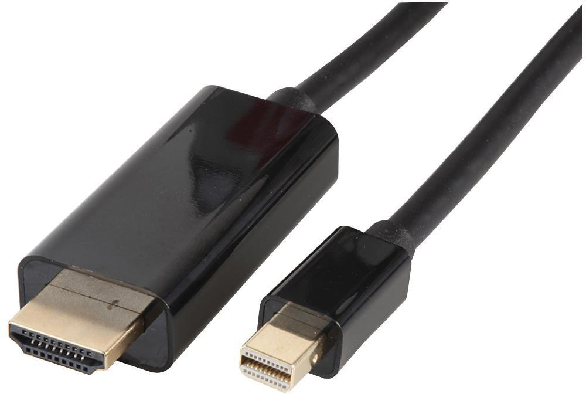 PRO SIGNAL - Mini DisplayPort to HDMI Cable, 2m Black