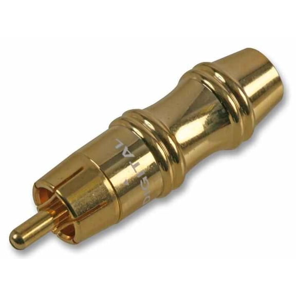 PRO SIGNAL - Phono Plug, Gold, White
